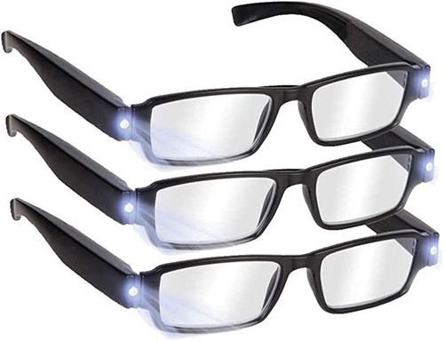 Reading glasses with - with, light
