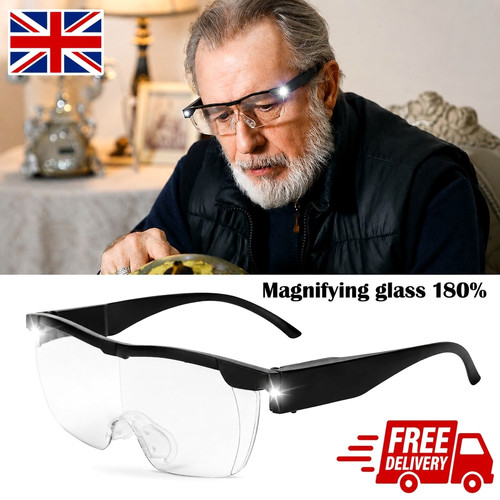 180 magnifier glasses - glasses, with